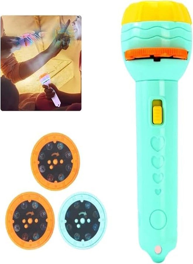 GETNAKSH 6 Slides 48 Pictures Clear Projection Flashlight Projector Torch for Kids, Mini Light Projector Toys, Lighting Toys for 2 & 3 Year Old (3 Slide Torch) - Image 2
